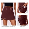 thumbnail image 5 of Pinspark Golf Skirts for Women High Waist Tennis Skirt Quick Dry Pickleball Skort Lightweight Athletic Skorts with Pockets, 5 of 6
