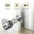 thumbnail image 4 of Door Stopper, Siisll Stainless Steel Magnetic Door Stop, 2 Pcs Wall & Floor Mounted Door Catch Holder, Heavy Duty Door Open Holder for Various Door Types, Install with Adhesive Tapes or Screws-Silver, 4 of 6