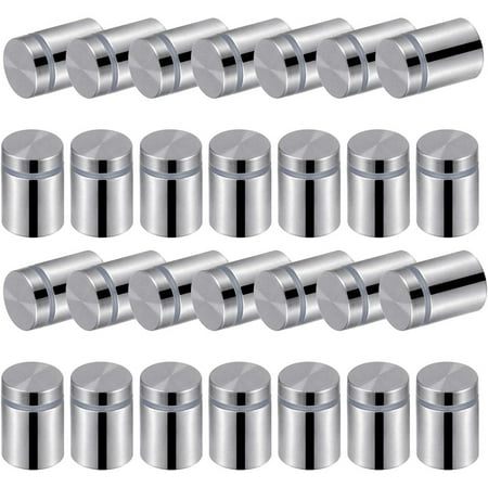 

48pcs Standoff Screw Stainless Steel Advertising Standoff Mount Standoff Screw