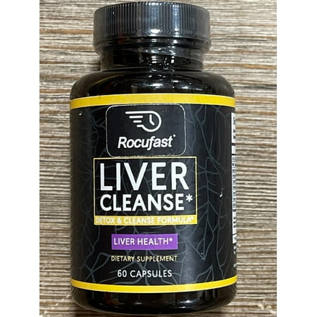 Rocufast Liver Cleanse Detox Supplement for Liver Health Support - 60ct