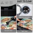 thumbnail image 5 of FOR U DESIGNS Turtle Shell Coral Print Trunk Cargo Liner Non-Slip Car Trunk Mat All Weather Durable Heavy Duty Rear Cargo Protection for SUV Sedan, 5 of 7