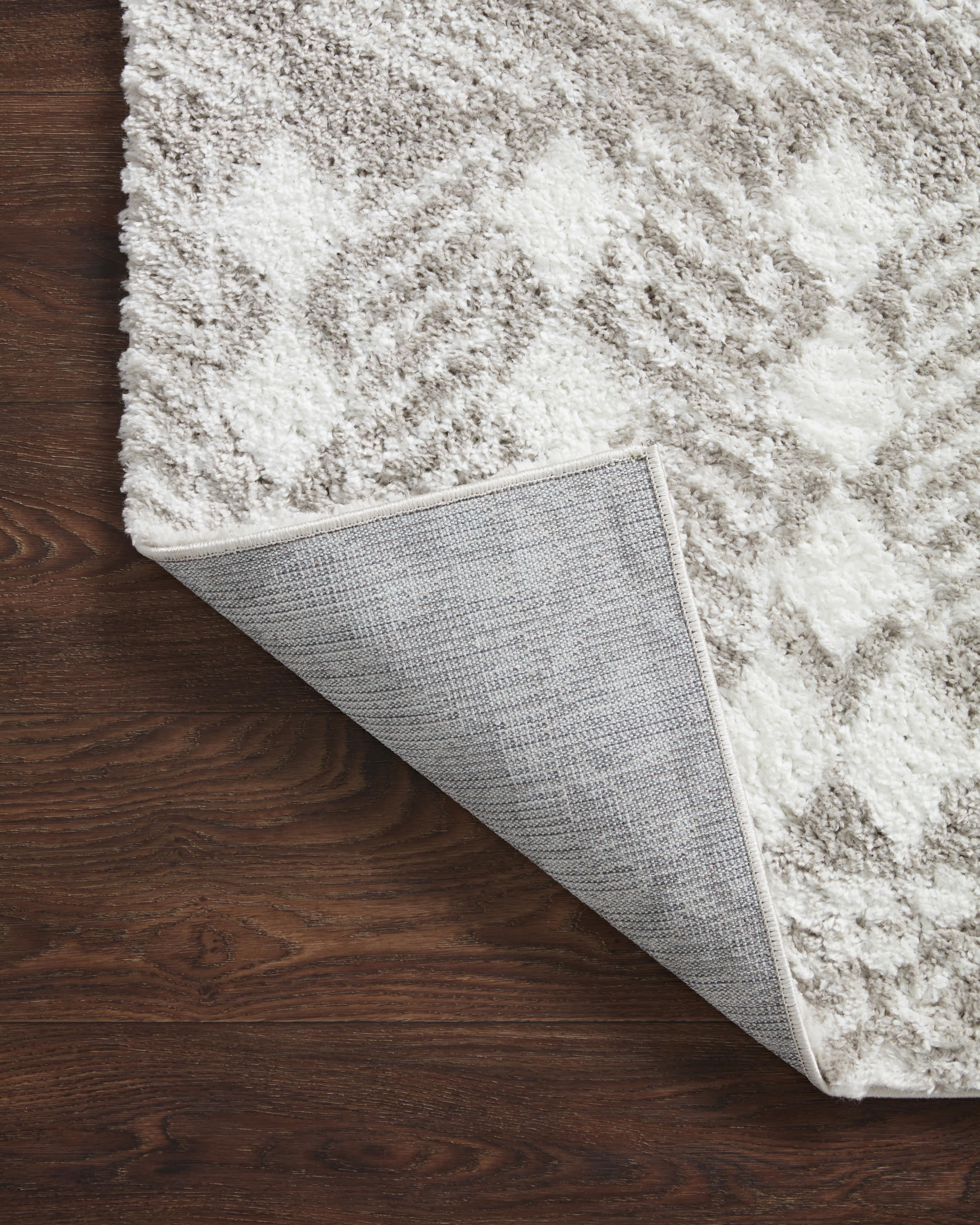 BLS-05 Grey, White 5-3" x 7-6" Size Rug