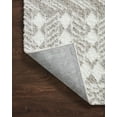 thumbnail image 5 of Loloi Bliss Shag Grey / White 9'-3" x 13' Area Rug, 5 of 6