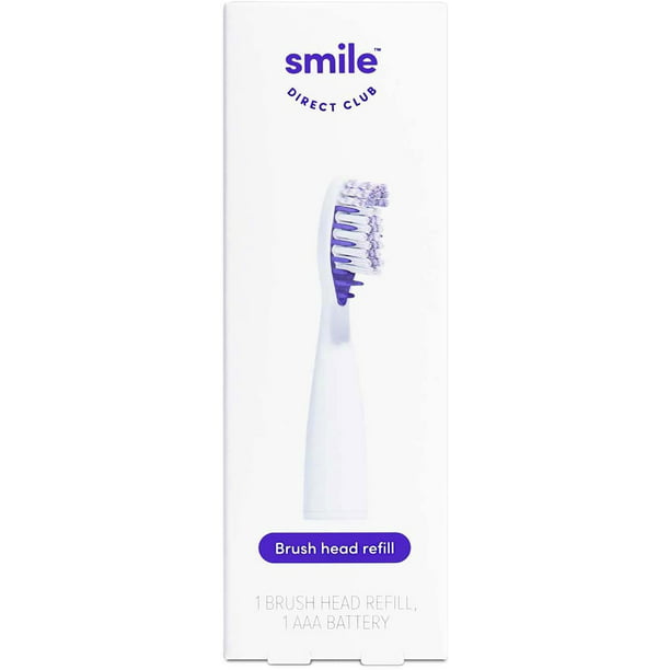 SmileDirectClub Electric Toothbrush Brush Head and Battery Refill -  Walmart.com