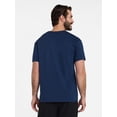 thumbnail image 2 of Athletic Works Men's and Big & Tall Tri Blend Tee with Short Sleeves, Sizes XS-4XLT, 2 of 5
