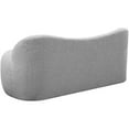 thumbnail image 4 of Meridian Furniture Flair Grey Boucle Fabric Bench, 4 of 9