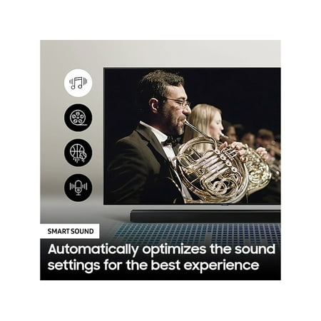 Samsung - 2.1-Channel Soundbar with Wireless Subwoofer and Dolby Audio/DTS Virtual:X (2020) - Black