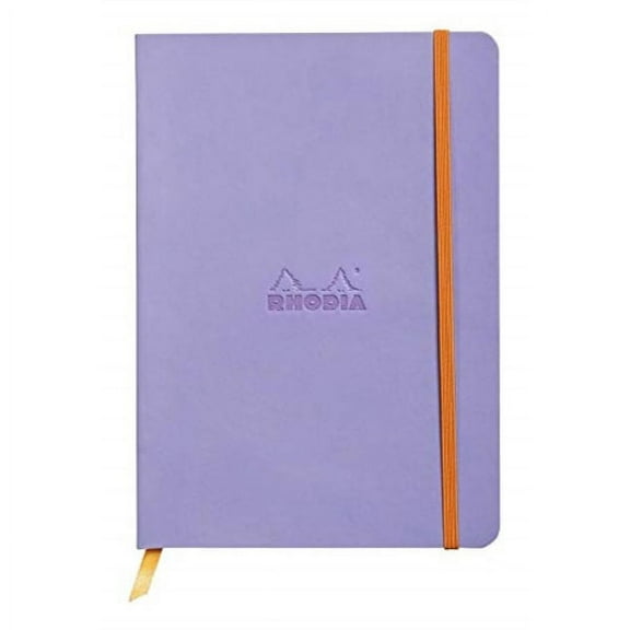 rhodia rhodiarama webnotebook - lined 96 sheets - 5 1/2 x 8 1/4 - iris cover