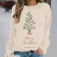thumbnail image 7 of Enjoytime Christmas Women's Sweatshirts Crewneck Long Sleeve Pullover Tops Trendy Casual Xmas Graphic Sweatshirt, 7 of 7
