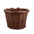 thumbnail image 1 of Hand-made Wicker Basket Multi-function Children Bicycle Children Bike Shopping Basket, 1 of 5