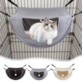 thumbnail image 7 of Tainini Clearance ! Cat Hammock for Cage Hanging Reversible ,Pet Hammock Bed Adjustable,Soft Sleeping Hammock for Cats,Puppy,Rabbits,Small Animals, 7 of 7