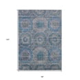 thumbnail image 3 of HomeRoots 606227 8 x 10 ft. Blue & Gray Geometric Washable Indoor & Outdoor Rectangle Area Rug, 3 of 5