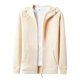 thumbnail image 5 of MHFRRA Chaqueta con Capucha de Peso Pesado, Cremallera Completa, Sudadera de Invierno Cálida para Exteriores, Ropa Informal, Suéter Suave y Cómodo Beige, 5 of 5