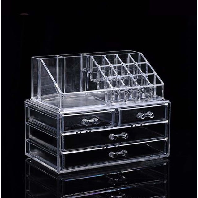 Organizador de Maquillaje. Compraymas Caja Cosmetiquera Acrilico