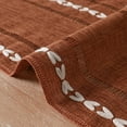thumbnail image 4 of Sm:)e Linen Fall Table Runner for Dining Table 13 x 120 inch Caramel Linen Style Rustic Farmhouse Hollow Kitchen Dining Room Decoraton, 4 of 7