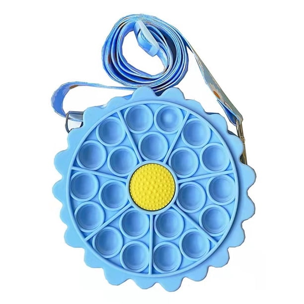 Push Bubble Coin Purse Silicona Descompresión Juguete Extrusión Bubble Messenger Bag Para Amante Y Hermana seitruly AP008187-04