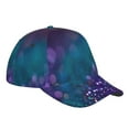 thumbnail image 3 of Haiem Purple and Green Glitter Baseball Cap Dad Hat Cotton Soft Adjustable Fashion Hats for Men Women Unisex Style Headwear, 3 of 9