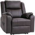 thumbnail image 1 of HOMCOM Fauteuil Inclinable pour Salon avec Repose-Pieds et Poches Latérales, 1 of 10