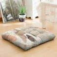 thumbnail image 7 of Boho Meditation Mat, Dutch Velvet Floor Pillow, Cushion for Sitting, Meditation Pillows for Yoga and Home, 22'' x 22'', 7 of 7