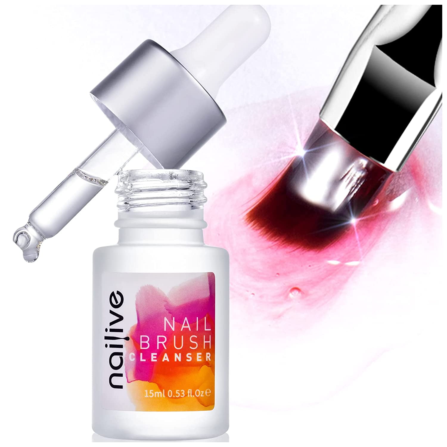 Nailive Nail Brush Cleaner and Conditioner Gel Nail Brush Preserver