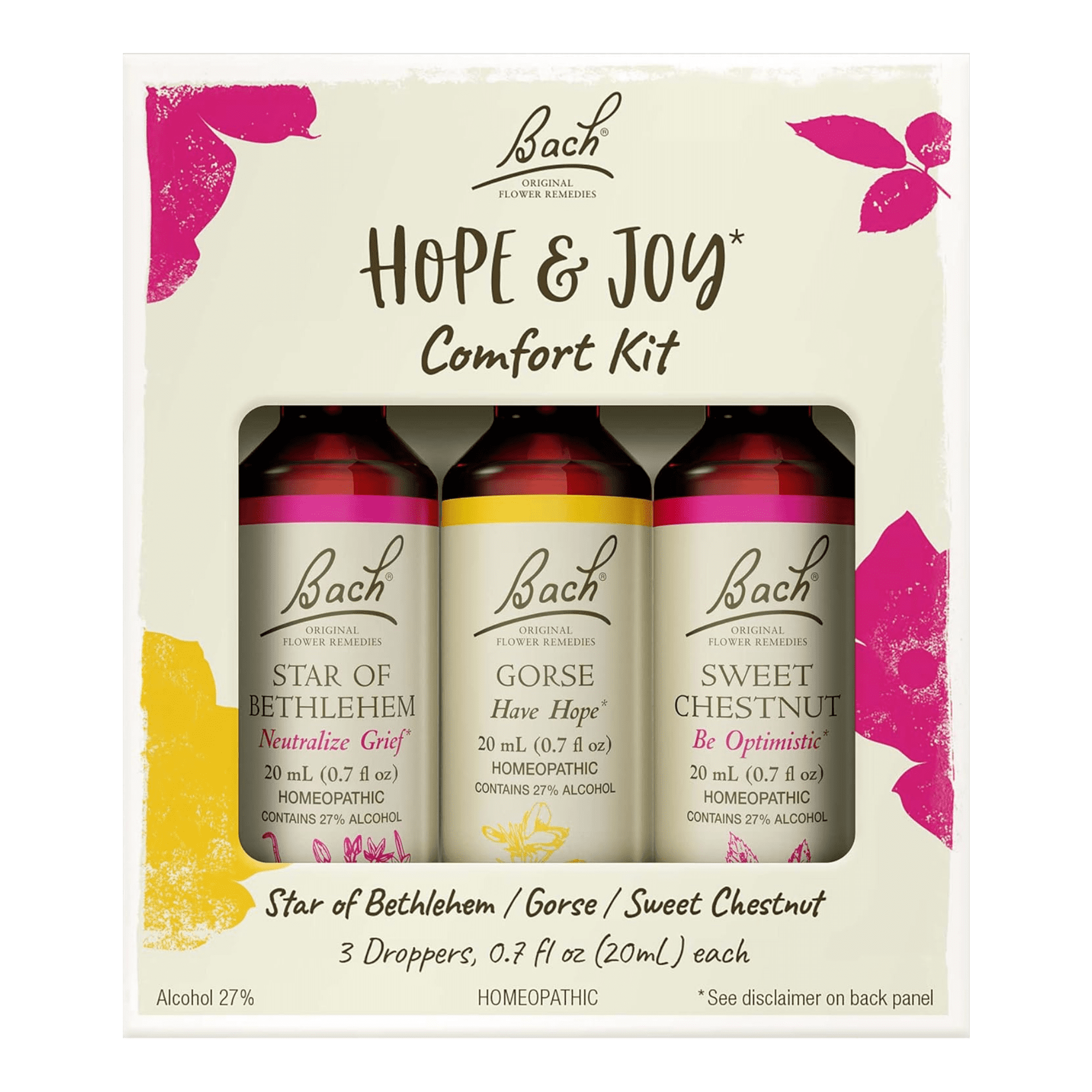 Bach Original Flower Remedies, Hope & Joy Kit - Walmart.com