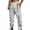 Gray, variant on Mens Casual Style Athletic Fit Fleece Lined Cuffed Ankle Long Pants Elastic Waist Drawstring Closure Gray XL