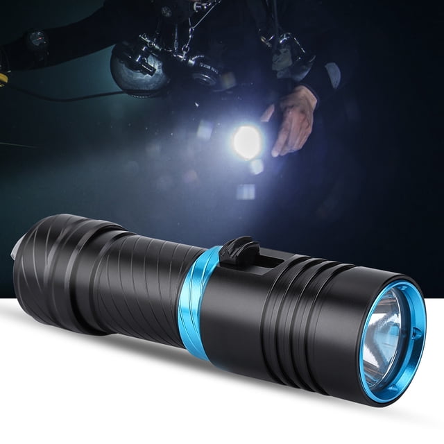 - Linterna LED de buceo, 1000 lúmenes, impermeable, submarino, 150 m de profundidad, para deportes subacuáticos al aire libre Ecomeon no