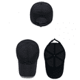 thumbnail image 5 of Sports Cap Lightweight Running Hats, Quick Dry Outdoor Airy Mesh Adjustable Sun Hat UV Protection Cap for Men Women, Dark Gray, 5 of 6