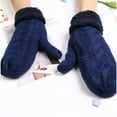 thumbnail image 3 of AWZXDE Women's Winter Gloves Soft Wool Knit Mittens Thermal Insulated Cold Weather Handwear Comfortable Touchscreen Design, 3 of 3
