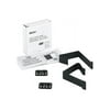 Quartet Cubicle Partition Hangers 1 1/2" - 2 1/2" Panels Black 2/Set MCH10