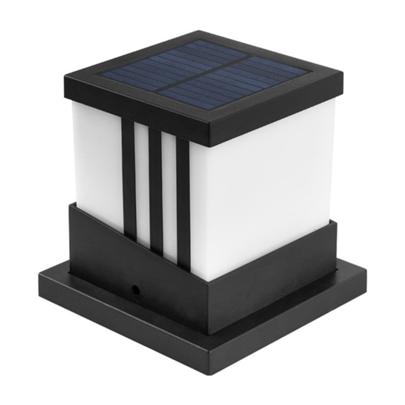 3 Solar Pillar Light Solar Light Fence Light,Outdoor Solar Lamp for