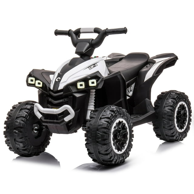 VOLTZ TOYS 12V ATV Off-Road Ride On Car Toy for Kids with Realistic Lights and MP3 Player