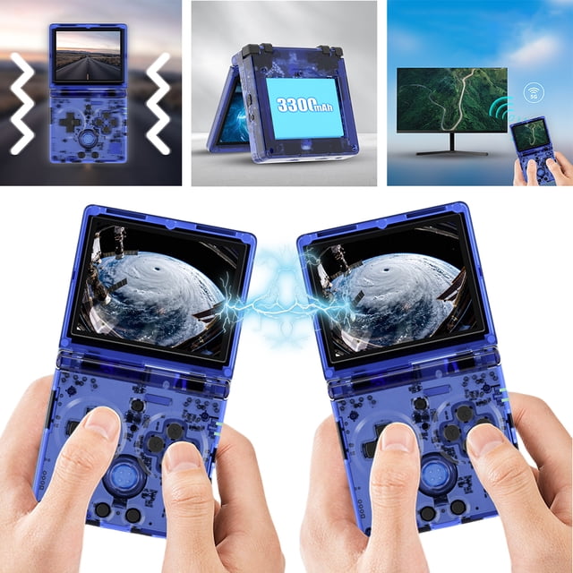 Consola Juegos Portátil para ANBERNIC RG35XXSP Pantalla IPS 3 5 Pulgadas Linux 64G
