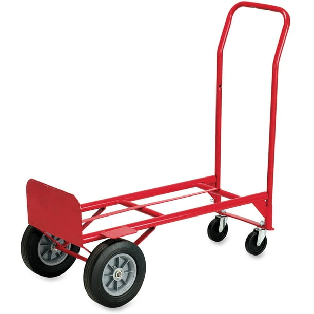 Safco Convertible Hand Truck, Red