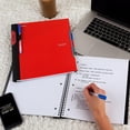 thumbnail image 2 of Cuaderno Five Star, 5 asignaturas, con líneas universitarias, 200 hojas, color rojo, 2 of 8