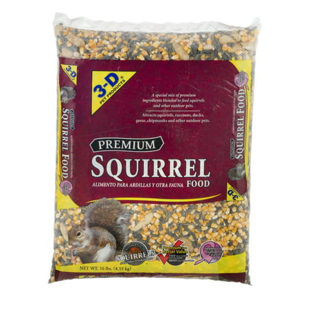 3-D Pet Products Premium Dry Squirrel Food, 10
