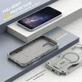 thumbnail image 5 of Decase for iPhone 16 Pro Max Case with Kickstand, Compatible with MagSafe, Military-Grade Drop Protection Heavy Duty Hybrid Shockproof Rugged Protective Phone Cover for iPhone 16 Pro Max,Gray, 5 of 7