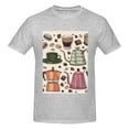 thumbnail image 4 of Bingfone Vintage Coffee Men'S Loose Fit Short-Sleeve Pocket T-Shirt, 4 of 7