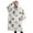 White Highland Cow-1, variant on Oversized Wearable Blanket Hoodie,White Highland Cow Flower Pattern Sherpa Blanket Hoodie with Super Pockets,Super Warm Fuzzy Pullover for Women & Men