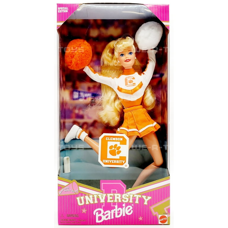Barbie University Clemson Cheerleader Doll - Walmart.com