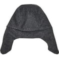 thumbnail image 2 of Hudson Baby Toddler Fleece Trapper Hat and Mitten 2pc Set, Heather Charcoal, 18-24 Months, 2 of 5
