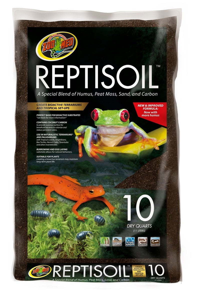 30 quart (3 x 10 qt) Zoo Med Reptisoil a Special Blend of Peat Moss