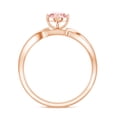 thumbnail image 3 of Rosec Jewels IGI Certified Lab Grown Pink Diamond Infinity Engagement Ring (1 Ct, Fancy Pink Color and VS1 Clarity) - Pink White Diamond Ring, 18K Rose Gold, US 4.00, 3 of 9