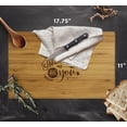thumbnail image 5 of Koyal Wholesale Valentine's Day Laser Engraved Large Bamboo Wood Cutting Board, I'm So Thankful For You, 1-Pack, 5 of 5