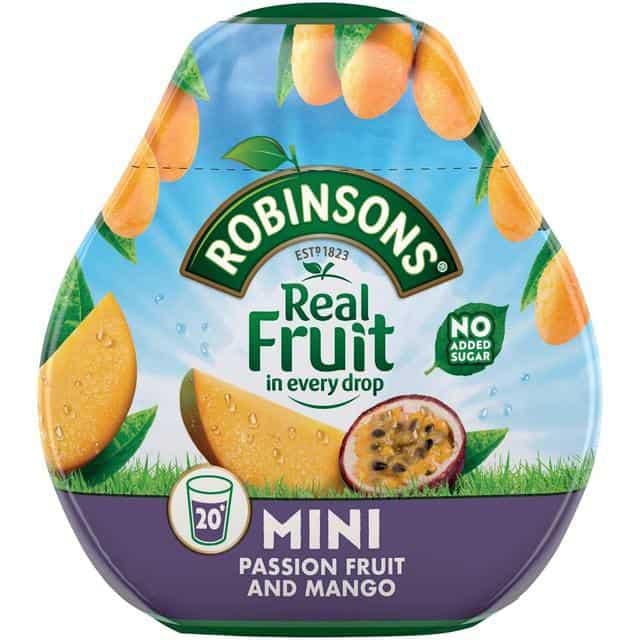 Robinsons Mini fruit de la passion et mangue Squeezy