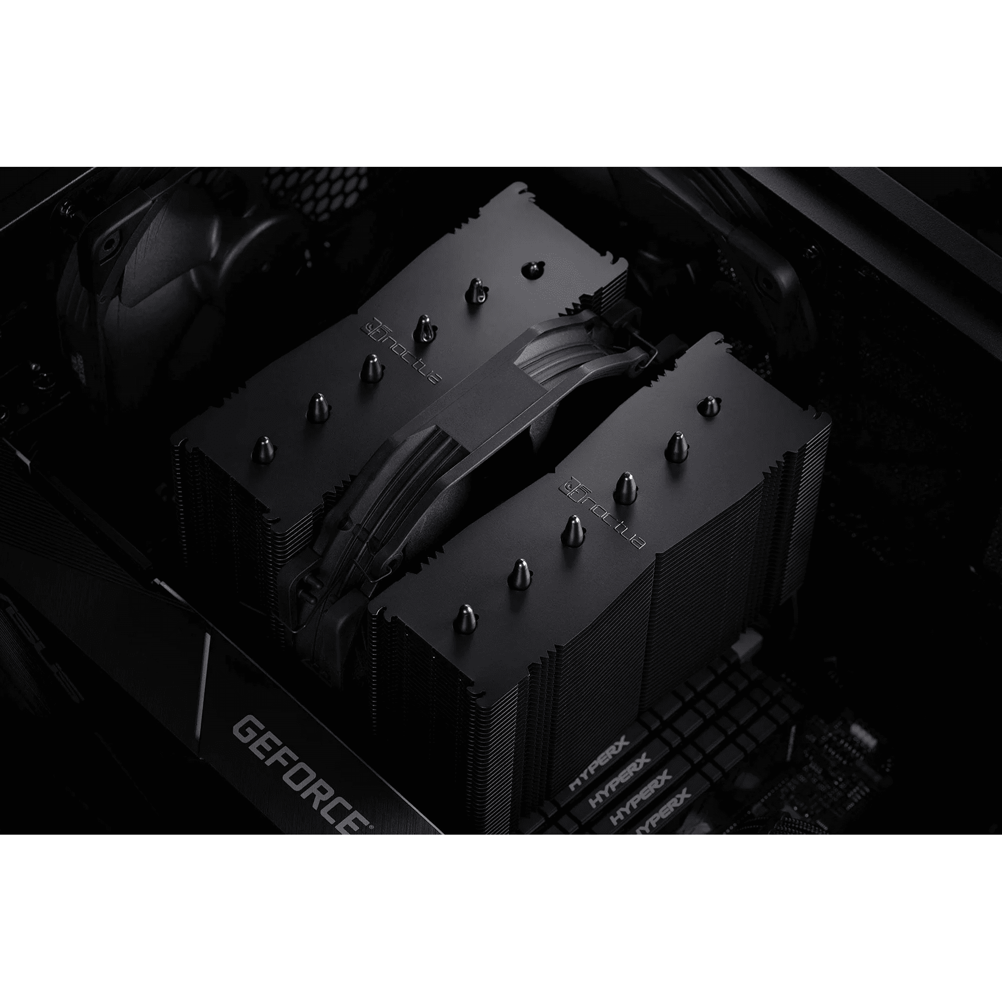 Noctua NH-D15S CChromax. Dual-Tower CPU Cooler NF-A15 PWM 140mm Fan (Black)