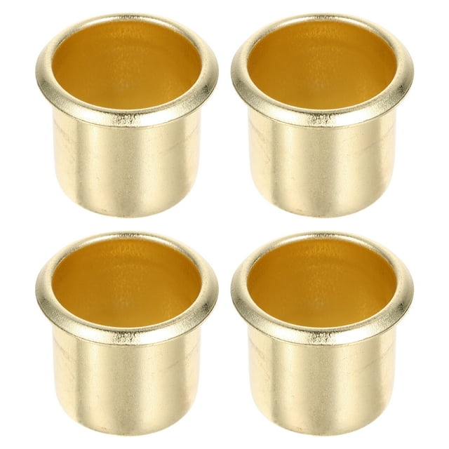 4 piezas Candelas decorativas Decorativas Luces de té de hierro Candelas de velas de metal Copas de vela de metal