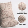thumbnail image 5 of Christmas Light Pink Polka Dot Pillow Covers 20x20 Set of 2 Boho Style Decorative Throw Pillow Cases Outdoor Farmhouse Holiday Decoration for Sofa Couch Bed, 5 of 6