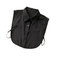 thumbnail image 1 of Xingzhi Women Simple Design Solid Color False Collar Girls Formal Fake Half Shirt Decorative Detachable Lapel Accessory Black Point, 1 of 1