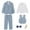 X-Sky Blue8, variant on RUTAYY Boys Clothing Sets Long Sleeve Suits Coat Tuxedo Set Formal Suit with Pants Necklace Set Slim Fashion Vacation Outfit Sets